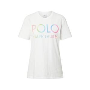 Polo Ralph Lauren T-Shirt  biela / neónovo modrá / neónovo ružová / jablková / pastelovo ružová