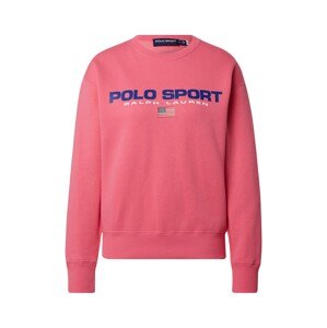 POLO RALPH LAUREN Mikina 'PSPRT CNFLC-LONG SLEEVE-KNIT'  ružová