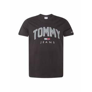 Tommy Jeans Tričko 'SHADOW'  čierna / čadičová / biela / grenadínová / námornícka modrá