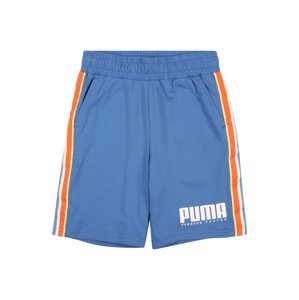 PUMA Nohavice 'Alpha'  dymovo modrá / biela / žltá / oranžová