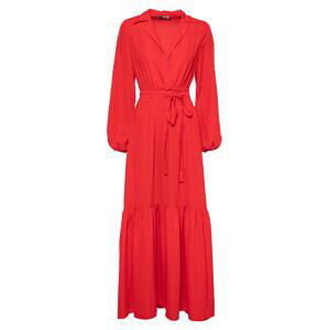 TFNC Košeľové šaty 'ZIGGY'  svetločervená