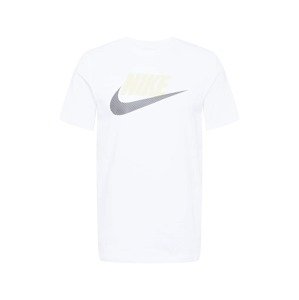 Nike Sportswear Shirt  biela / béžová / sivá