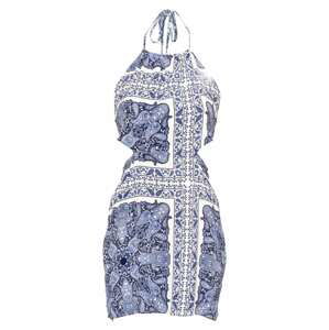 Cotton On Letné šaty 'REVA'  modrá / biela / kráľovská modrá