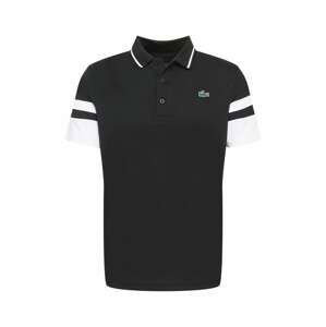 Lacoste Sport Tričko  biela / čierna / zelená / červená