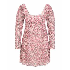 Forever New Petite Letné šaty 'Serenity'  ružová / ružová / zelená