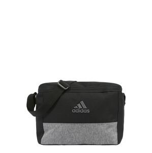 adidas Golf Športová taška  čierna / sivá melírovaná