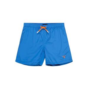 GANT Badeshorts  kráľovská modrá / oranžová