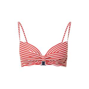 ESPRIT Bikinový top 'Grenada Beach'  červená / biela