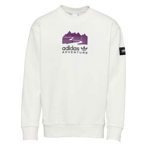 ADIDAS ORIGINALS Mikina  biela / fialová / čierna