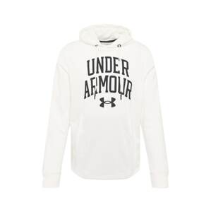 UNDER ARMOUR Športová mikina 'Rival Terry'  biela / čierna