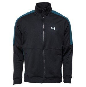 UNDER ARMOUR Športová bunda 'Sportstyle'  čierna / biela / modrá