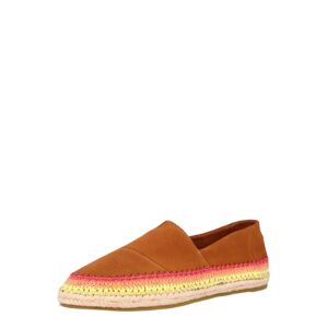 TOMS Espadrilky 'ESPARTO'  karamelová / žltá / oranžová / ružová