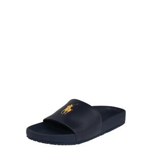 POLO RALPH LAUREN Šľapky 'CAYSON-SANDALS-CASUAL'  zlatá / námornícka modrá