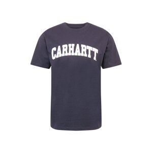 Carhartt WIP Tričko 'University'  modrofialová / biela