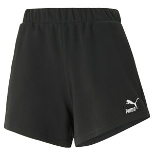 PUMA Nohavice 'Classics High Waist Short'  čierna