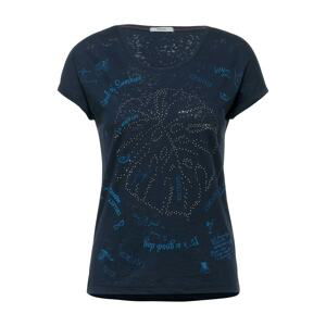 CECIL T-Shirt  tmavomodrá / modrá