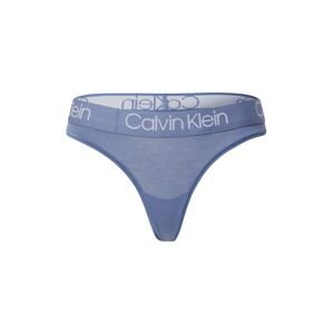 Calvin Klein Underwear Tangá  tmavofialová / biela