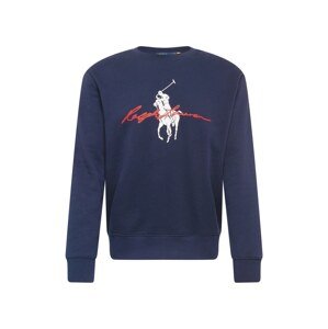 POLO RALPH LAUREN Mikina  námornícka modrá / biela / červená