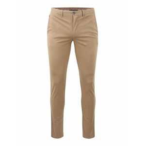 TOMMY HILFIGER Chino nohavice 'DENTON TH FLEX SATIN CHINO GMD'  farba ťavej srsti