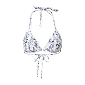 Hunkemöller Triangel - Bikinitop  biela / modrá