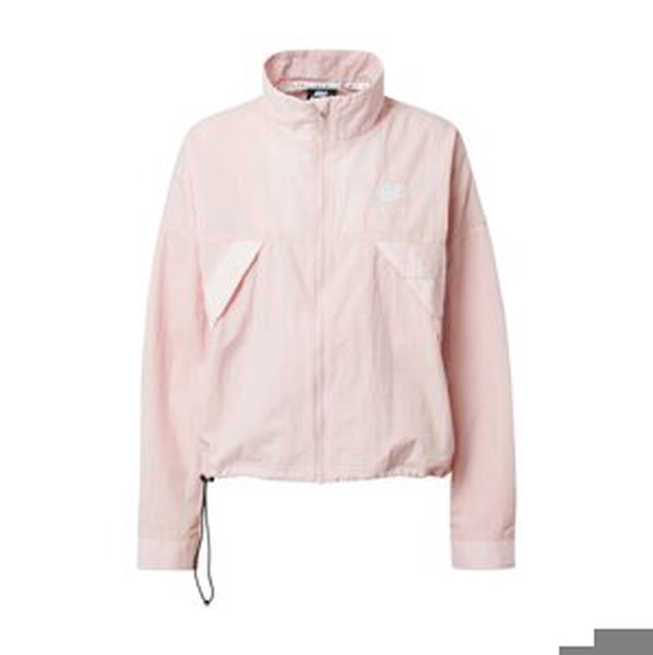 Nike Sportswear Prechodná bunda  ružová / biela