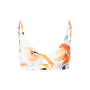 Seafolly Bikinový top  biela / oranžová / námornícka modrá / červená