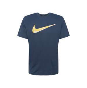 NIKE T-Shirt  tmavomodrá / žltá