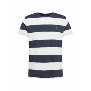 GANT T-Shirt  biela / tmavomodrá