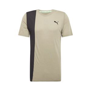 PUMA Funktionsshirt  kaki / čierna