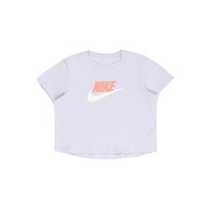 Nike Sportswear Tričko  fialová / koralová / biela