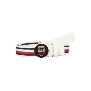 TOMMY HILFIGER Gürtel  biela / čierna / červená