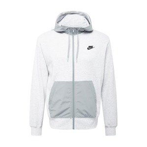 Nike Sportswear Tepláková bunda  svetlosivá / sivá