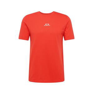 OAKLEY Funkčné tričko 'BARK'  oranžovo červená / biela