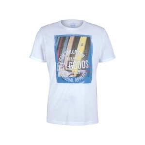 TOM TAILOR T-Shirt  biela / zmiešané farby