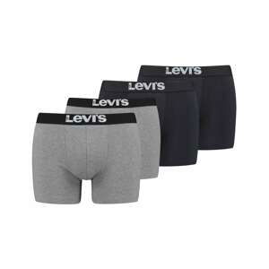 LEVI'S Boxerky  sivá melírovaná / čierna