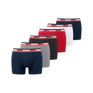 LEVI'S Boxerky  svetlosivá / červená / čierna / biela