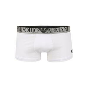 Emporio Armani Boxerky  biela / čierna / striebornosivá