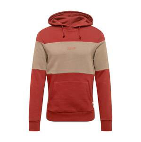 Degree Sweatshirt  svetlohnedá / hrdzavo červená