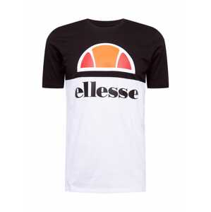 ELLESSE Tričko 'Arbatax'  čierna / biela / červená / oranžová