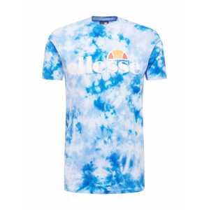 ELLESSE Tričko 'SL Prado Tie Dye Tee'  svetlomodrá / prírodná biela / modrá / oranžová