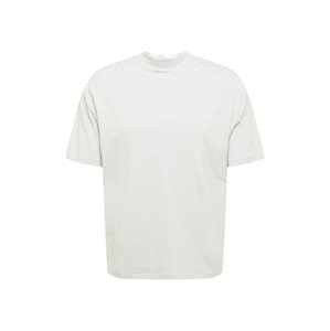 NU-IN Tričko 'Mock Neck Relaxed T-shirt'  sivá