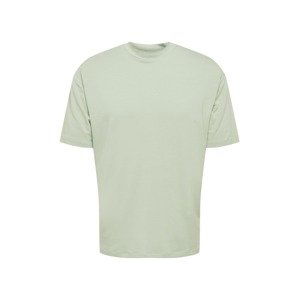 NU-IN Tričko 'Mock Neck Relaxed T-shirt'  zelená