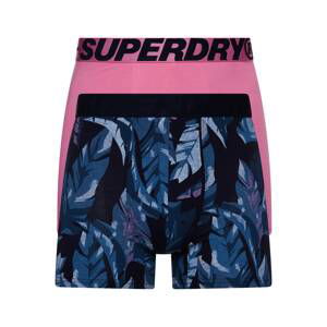 Superdry Boxerky  námornícka modrá / čierna / svetloružová / modrosivá / svetlomodrá