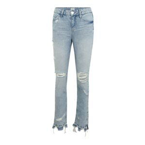 River Island Petite Džínsy 'PETITE LONG SLIM BLEACH OUT '  modrá denim