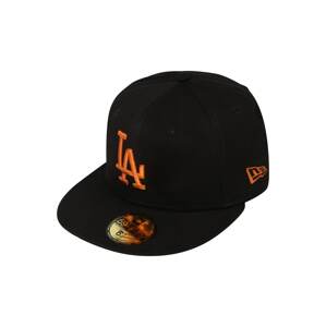 NEW ERA Čiapka '59FIFTY'  čierna / tmavooranžová