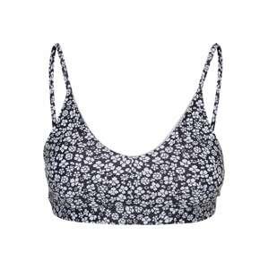 VERO MODA Bikinový top 'Doris'  čierna / biela