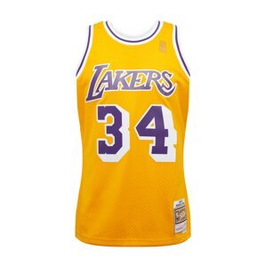 Mitchell & Ness Tričko 'LA LAKERS - NBA SWINGMAN'  fialová / žltá