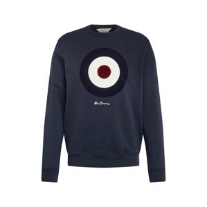 Ben Sherman Mikina 'FLOCK TARGET'  námornícka modrá / bordová / biela