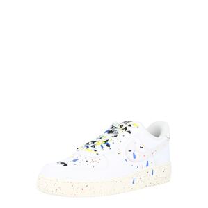 Nike Sportswear Nízke tenisky 'AIR FORCE 1'  biela / čierna / nebesky modrá / žltá / pitaya