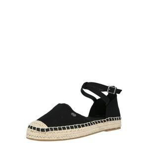 ESPRIT Espadrilky 'Tuva'  čierna / nebielená